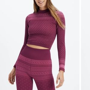 NWT Fabletica Holly Seamless Long Sleeve Top